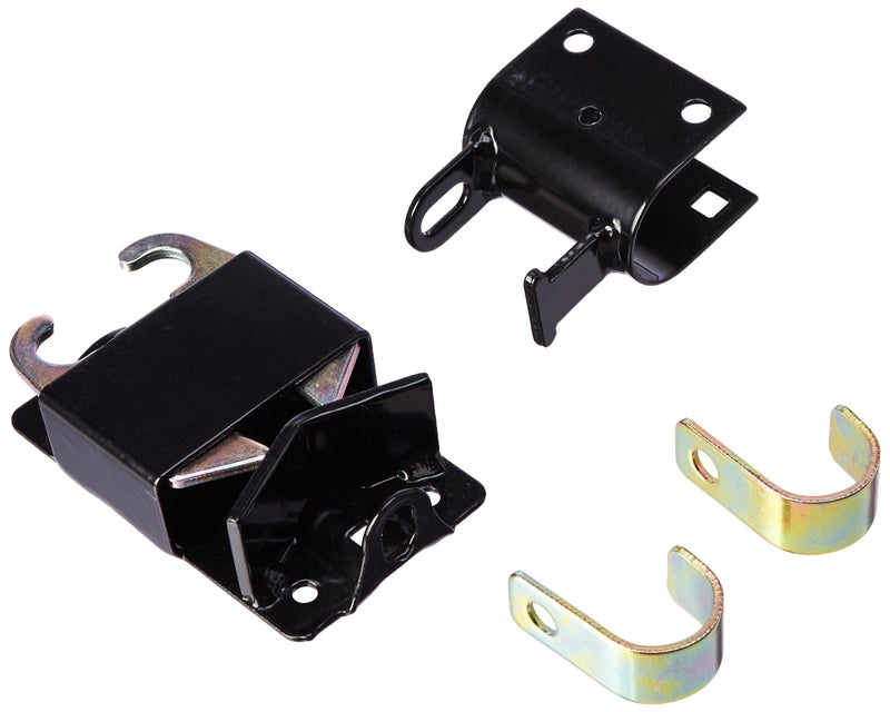 SpeeCo Two Way Lockable Gate Latch for Metal Gates with 1-1/4" to 1-1/2" Diameter, Black, Part Number S16100700
